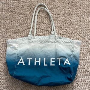 Athleta Gradient Blue Tote Bag